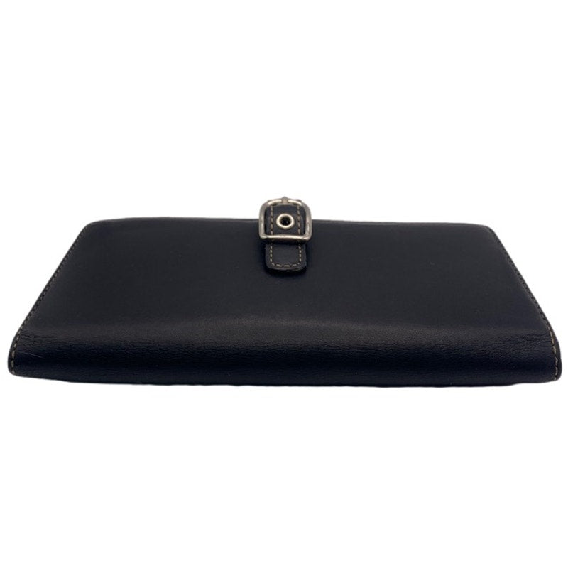 y2k COACH Black Buckle Wallet