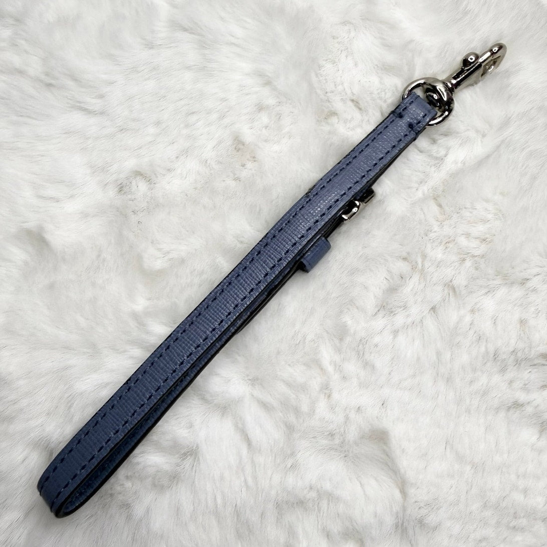 Blue Silver Wristlet Replacement Strap