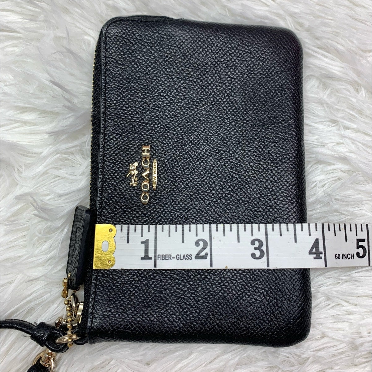 COACH Black Wristlet