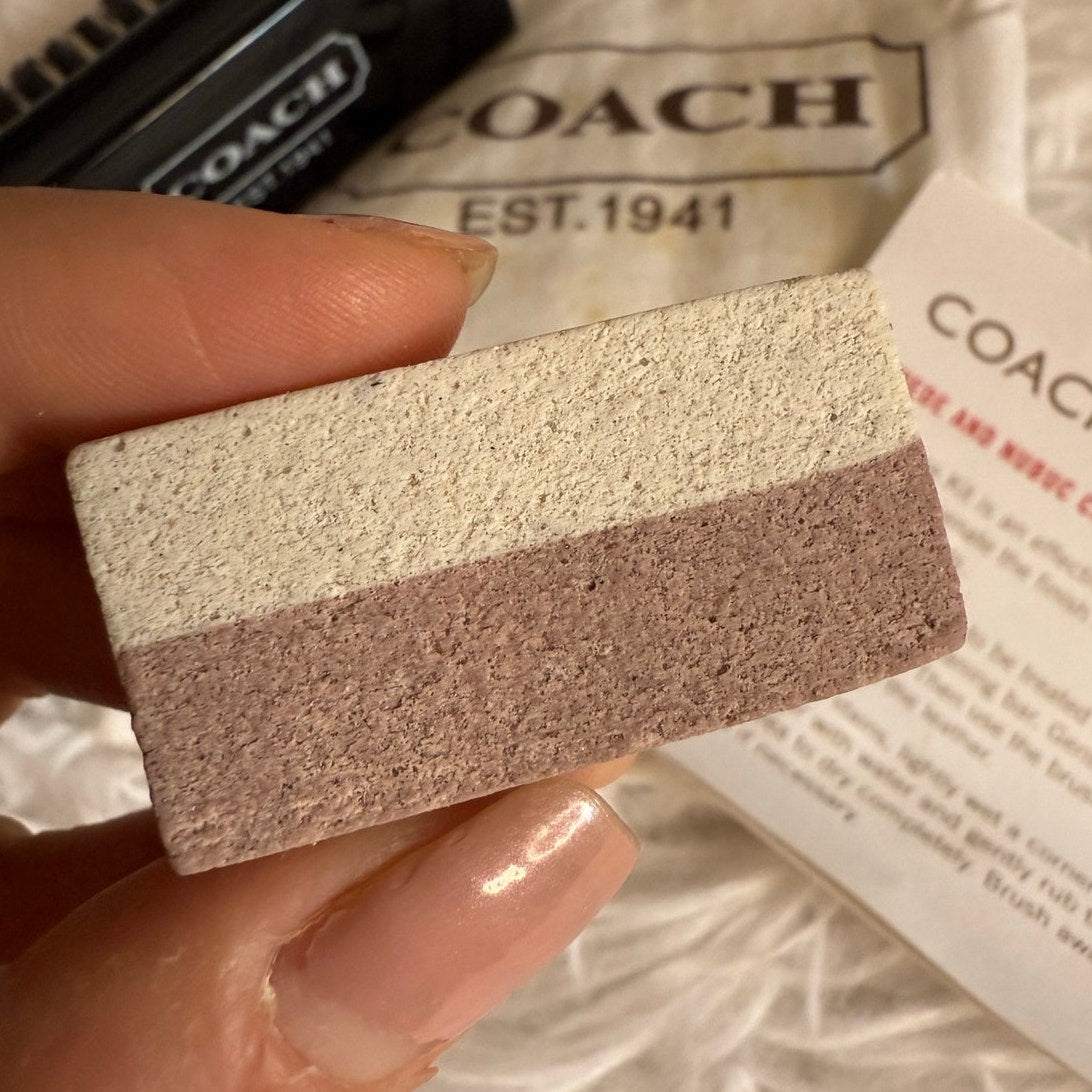 Vintage Coach Suede and Nubuck Care Kit with Small Dust Bag