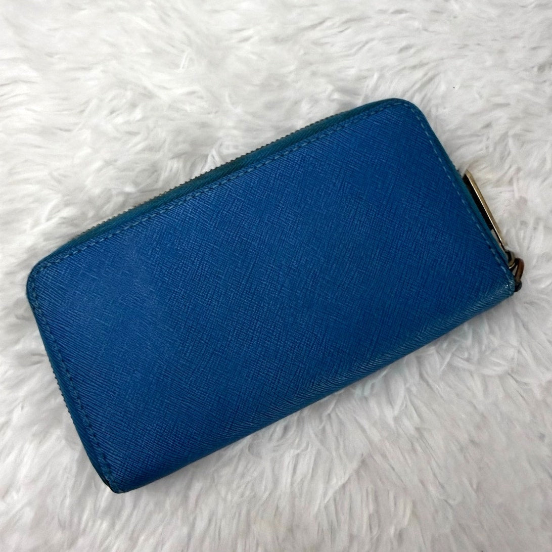 Sale Michael Kors Blue Wallet