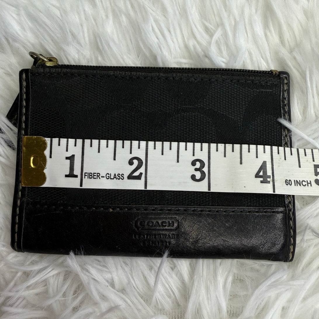 Y2k COACH Black Soho y2k Card Holder Coin Purse Wallet