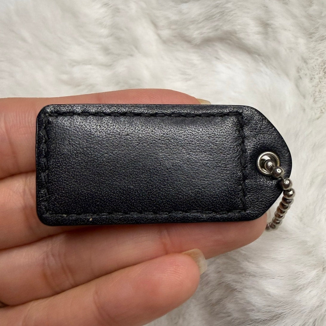 1.5” y2k COACH Soho Fob Bag Charm Hang tag Hangtag