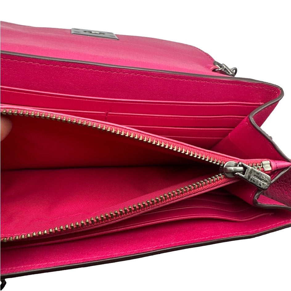 COACH Mix Leather Drifter Wallet / Clutch / Crossbody