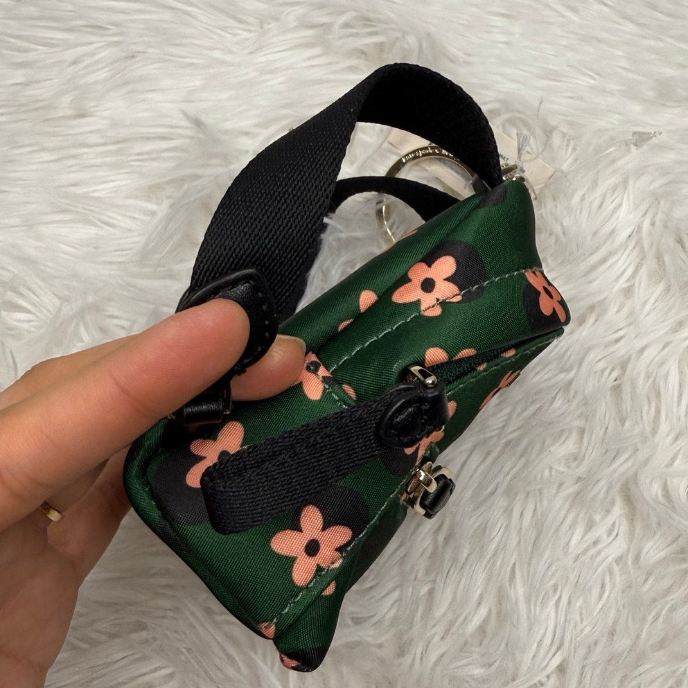 NWT KATE SPADE Chelsea Better Flower Backpack Coin Purse Keychain Bag Charm