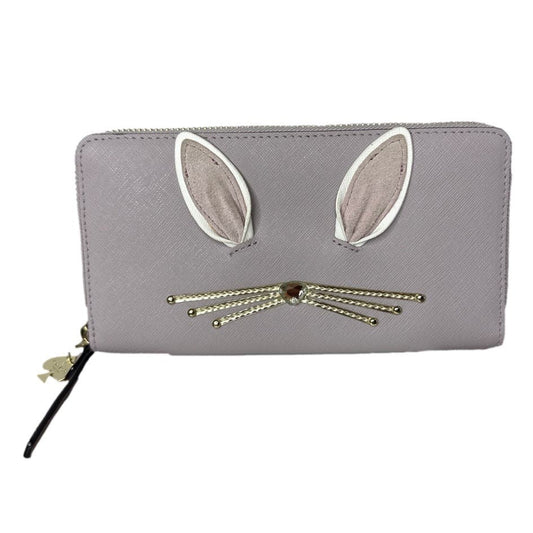 Kate Spade New York Hop To It Rabbit Easter Bunny Whiskers Tail Wallet