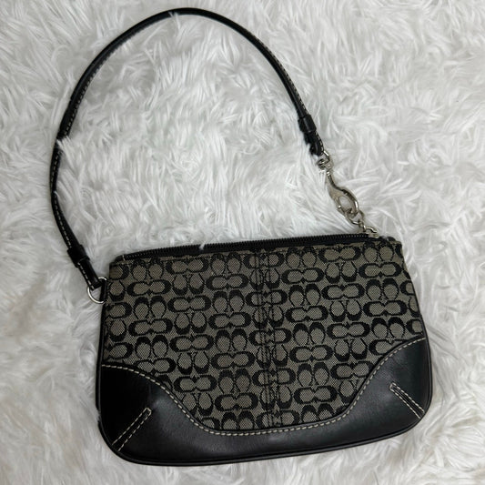 y2k Coach Black Wristlet