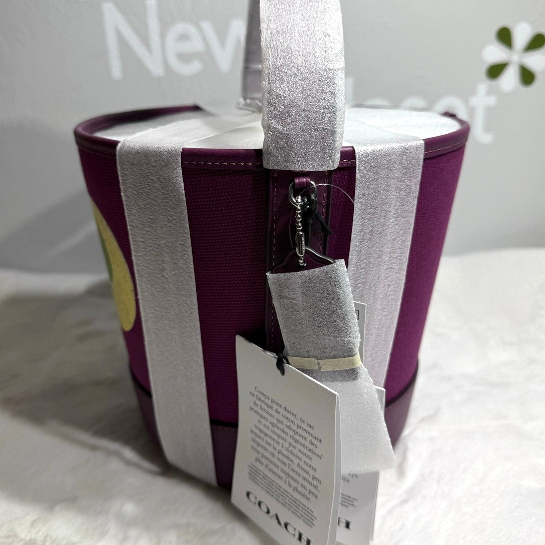 COACH Trick Or Treat Bucket With Halloween Owl In Regenerative Cotton