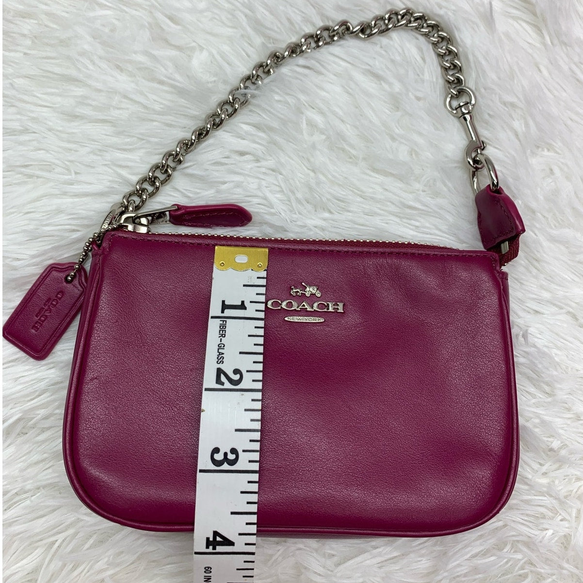 COACH Mini Purse Wristlet 15 in Leather F64791