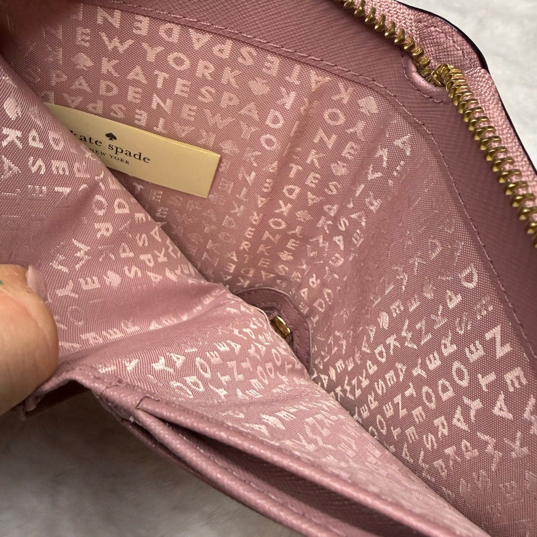 Kate Spade New York Pink Med Zip Around Wallet