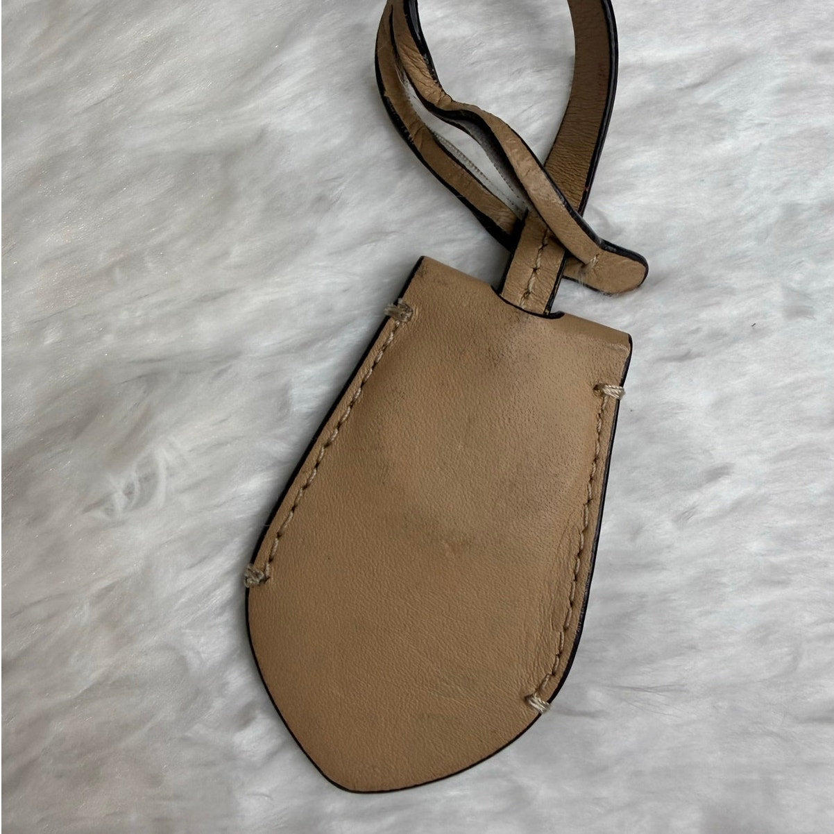 Sale Coach Tan Ring Bag Charm Key Fob