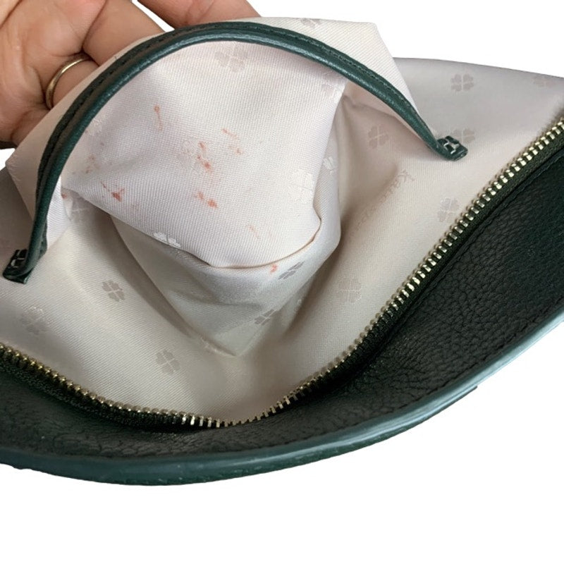 SALE Kate Spade New York Chandra Dark Green Shoulder Tote Bag