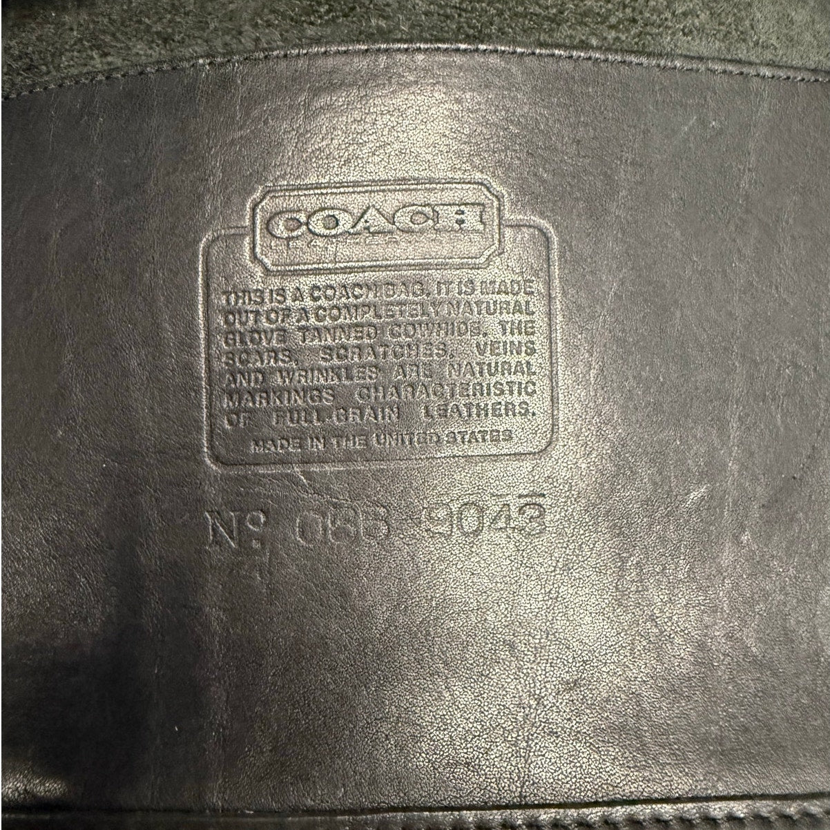 Vintage COACH Basic 9455 Black U.S.A Shoulder Bag Crossbody