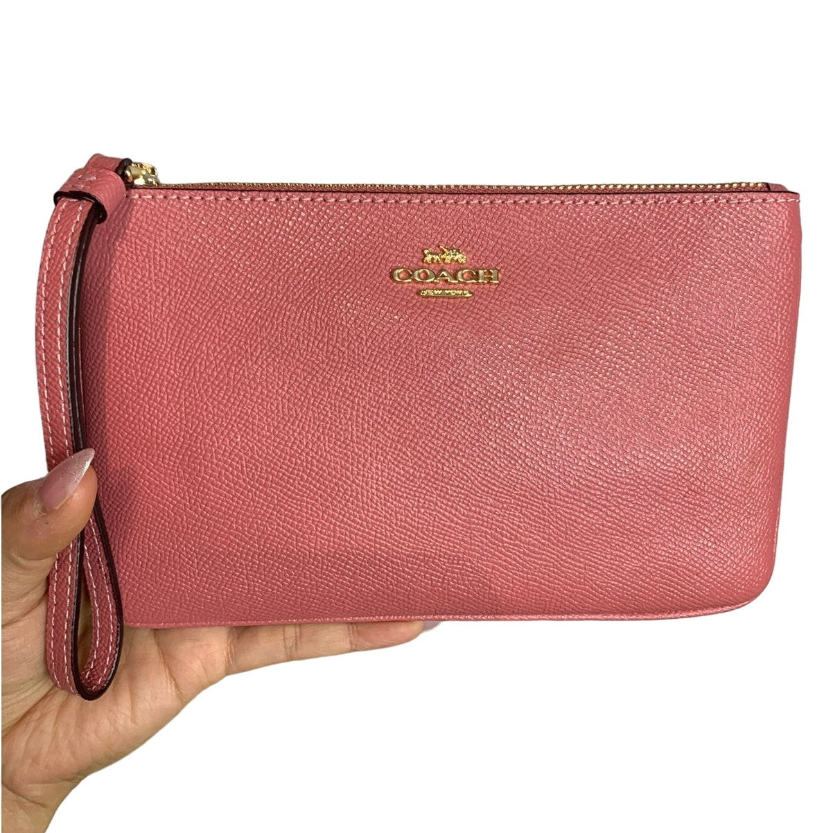 COACH Pink Long Wristlet