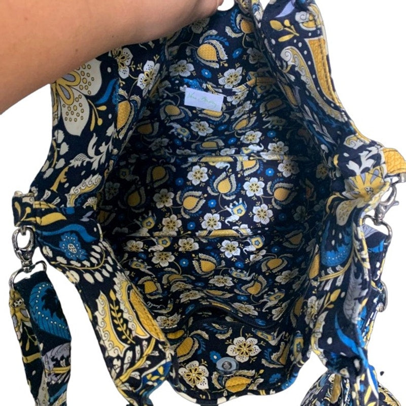 VERA BRADLEY  Elephant Paisley  set of 3 Tote/Crossbody, Wallet, & Cosmetic Case