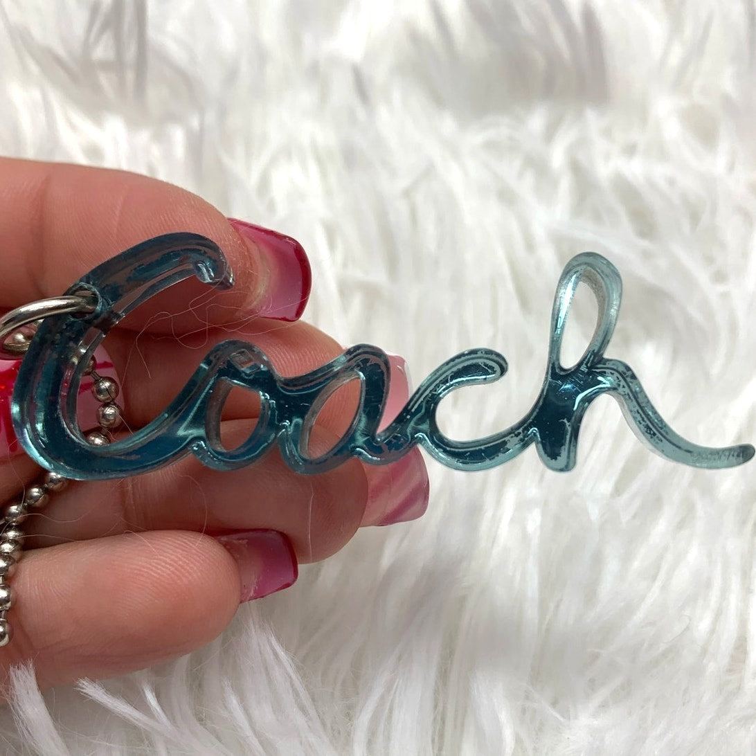 COACH Poppy Script Replacement Hang Tag Bag