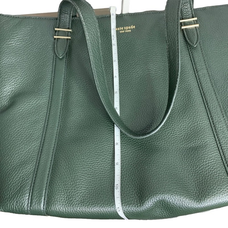 SALE Kate Spade New York Chandra Dark Green Shoulder Tote Bag