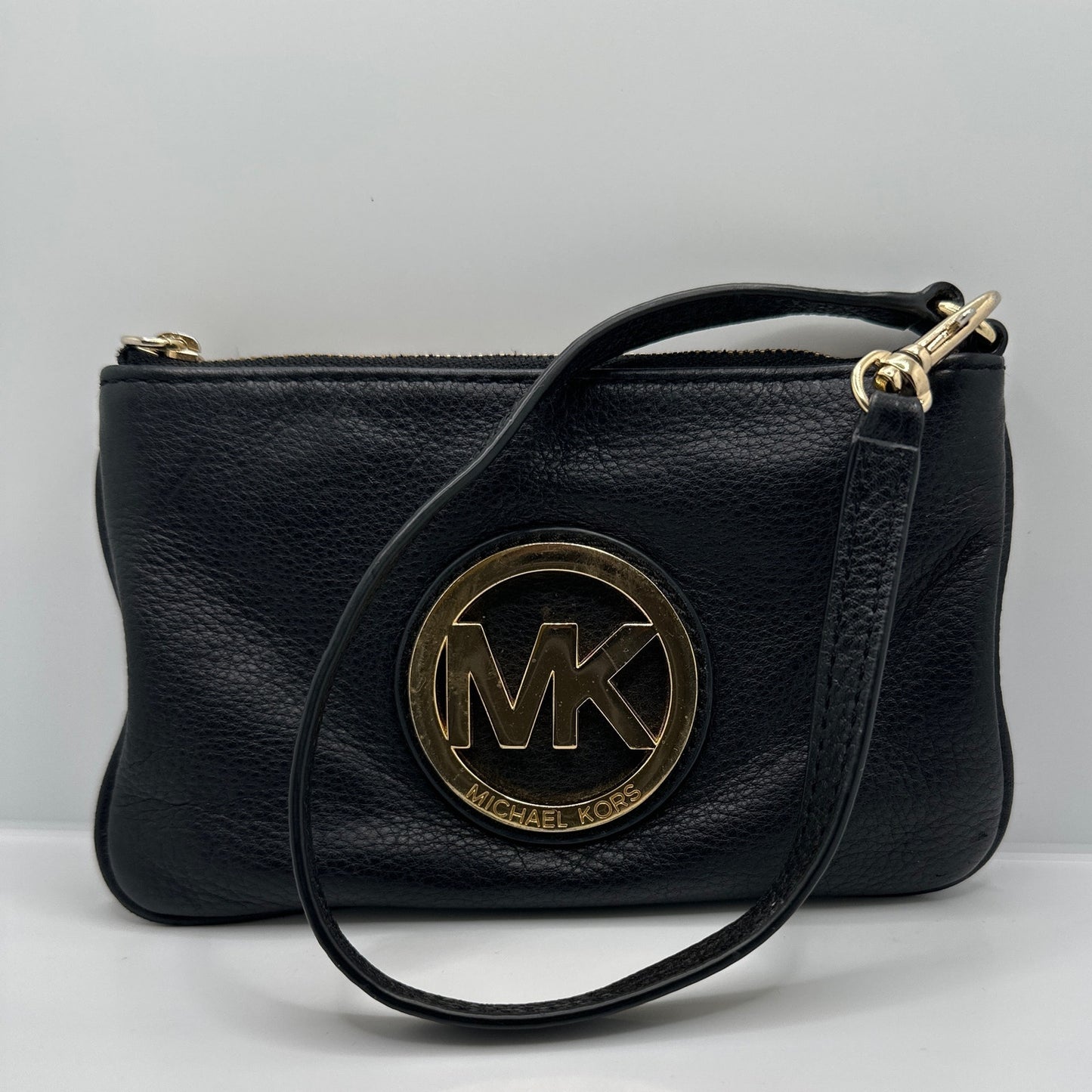 MICHAEL KORS Black Mini Purse Wristlet