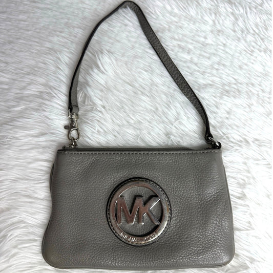 SALE Michael Kors Gray Wristlet