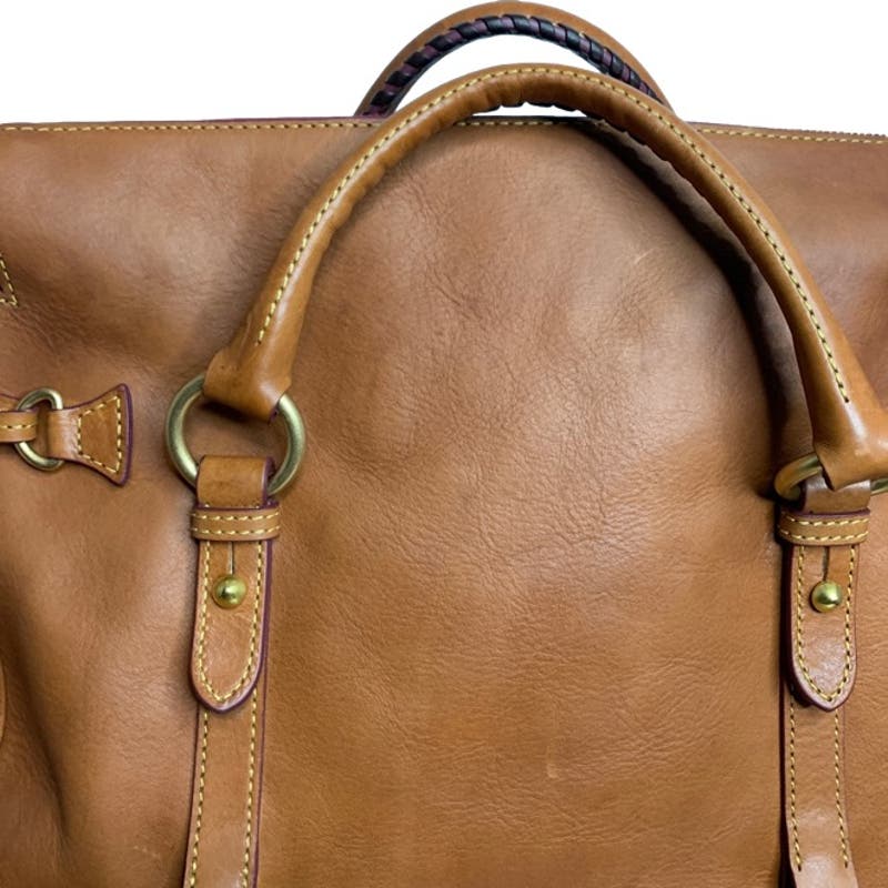 DOONEY & BOURKE Brown Florentine Satchel