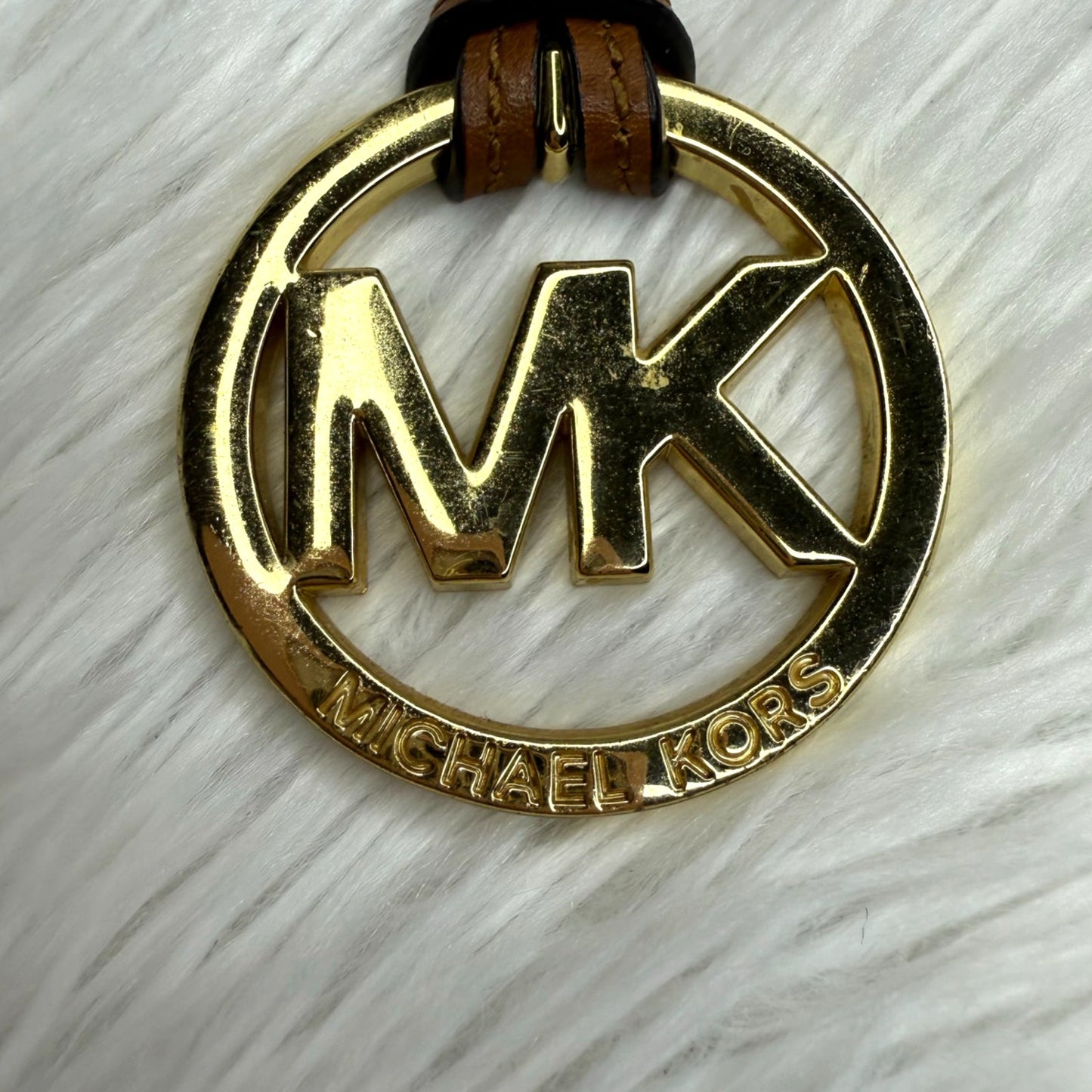 Michael Kors Brown Gold Bag Charm
