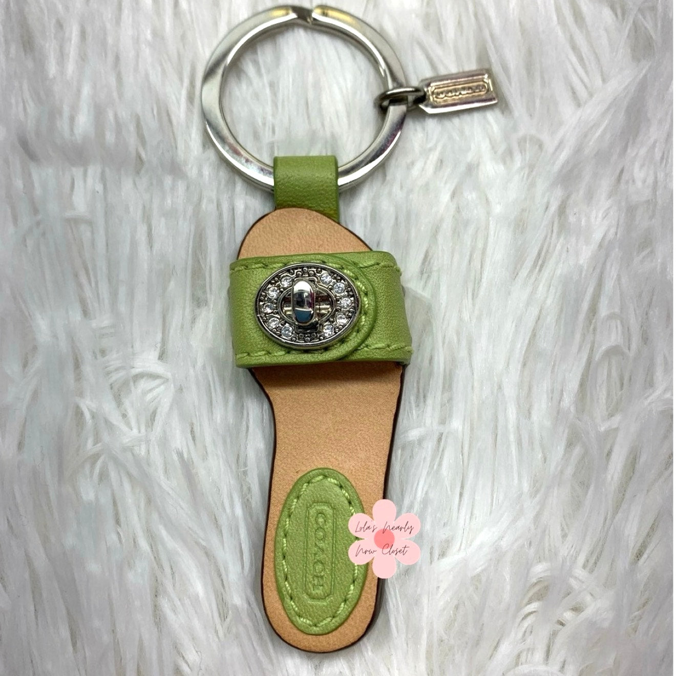y2k COACH Vintage Sandal Bag Charm Key Chain