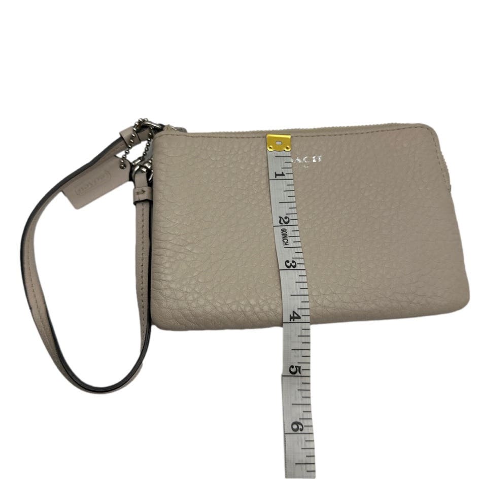 COACH Gray Wristlet