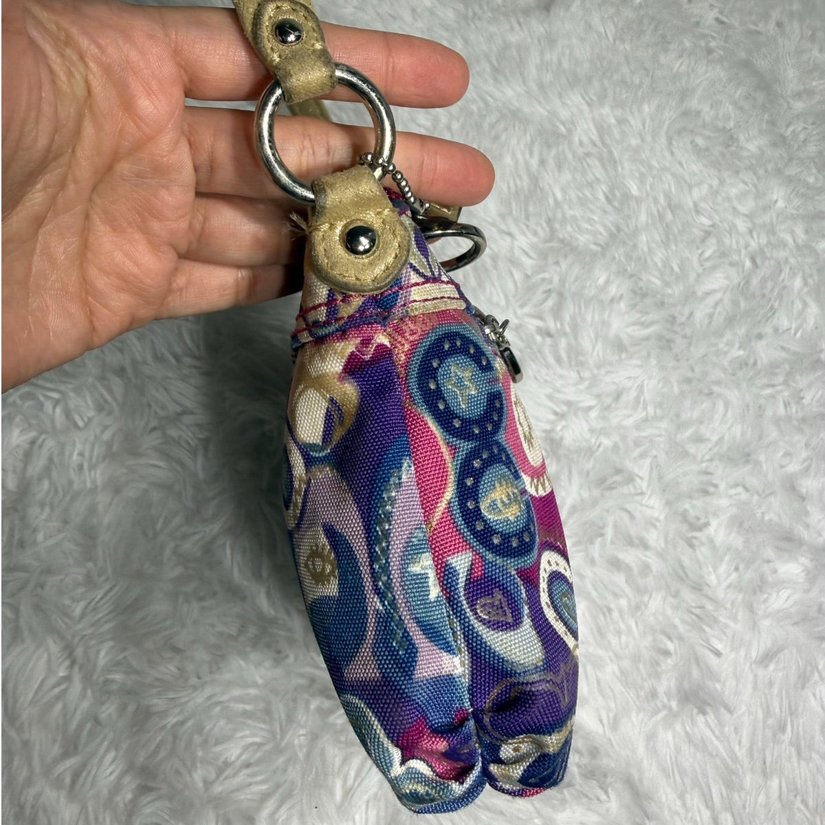 Coach Poppy Pop Signature Mini Purse Bag