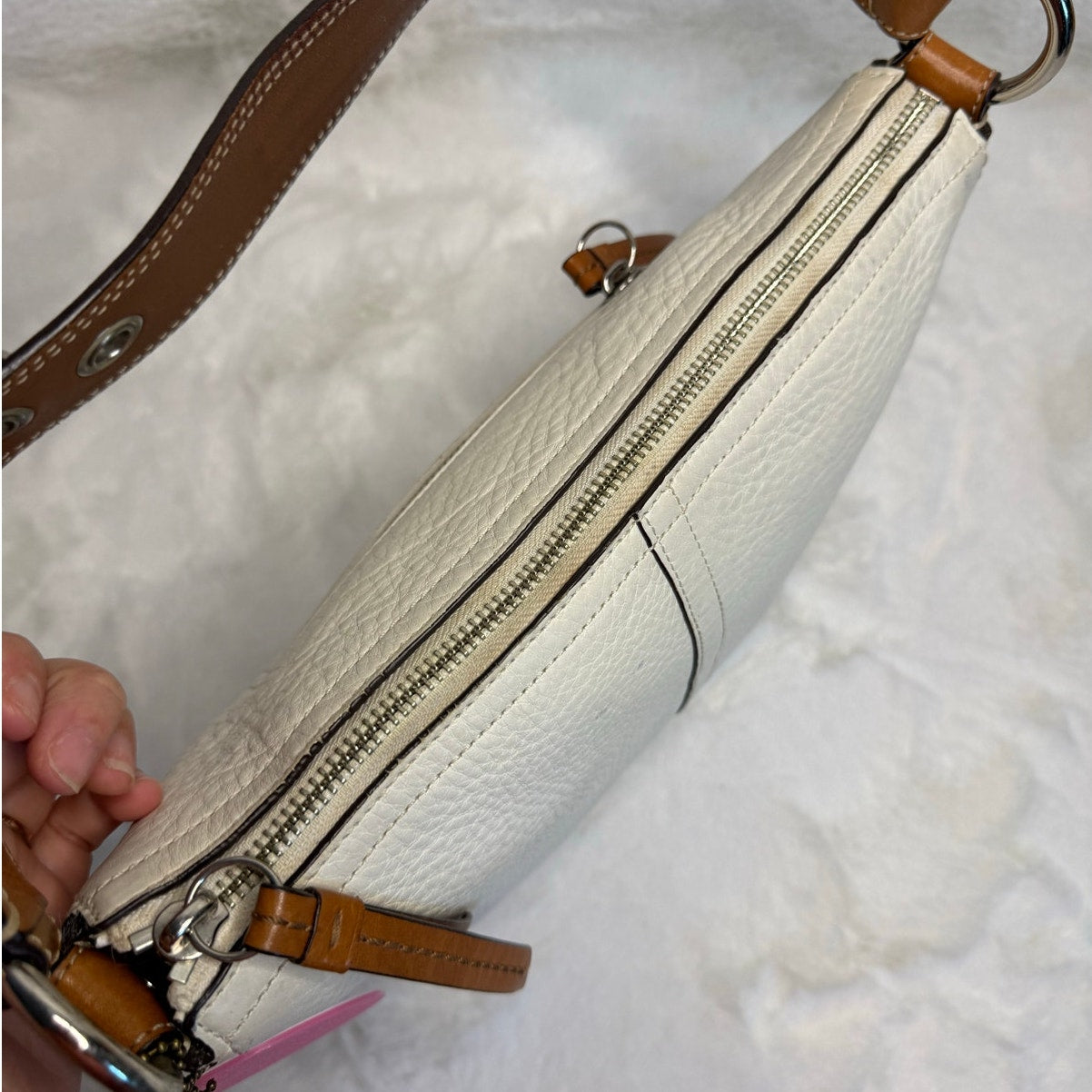 y2k Coach Leather Hobo Soho Small Shoulder Bag F13106