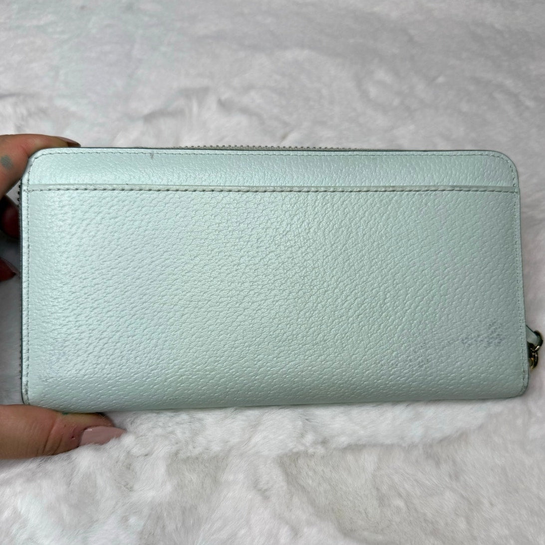 KATE SPADE New York Mint Green Zip Around Wallet