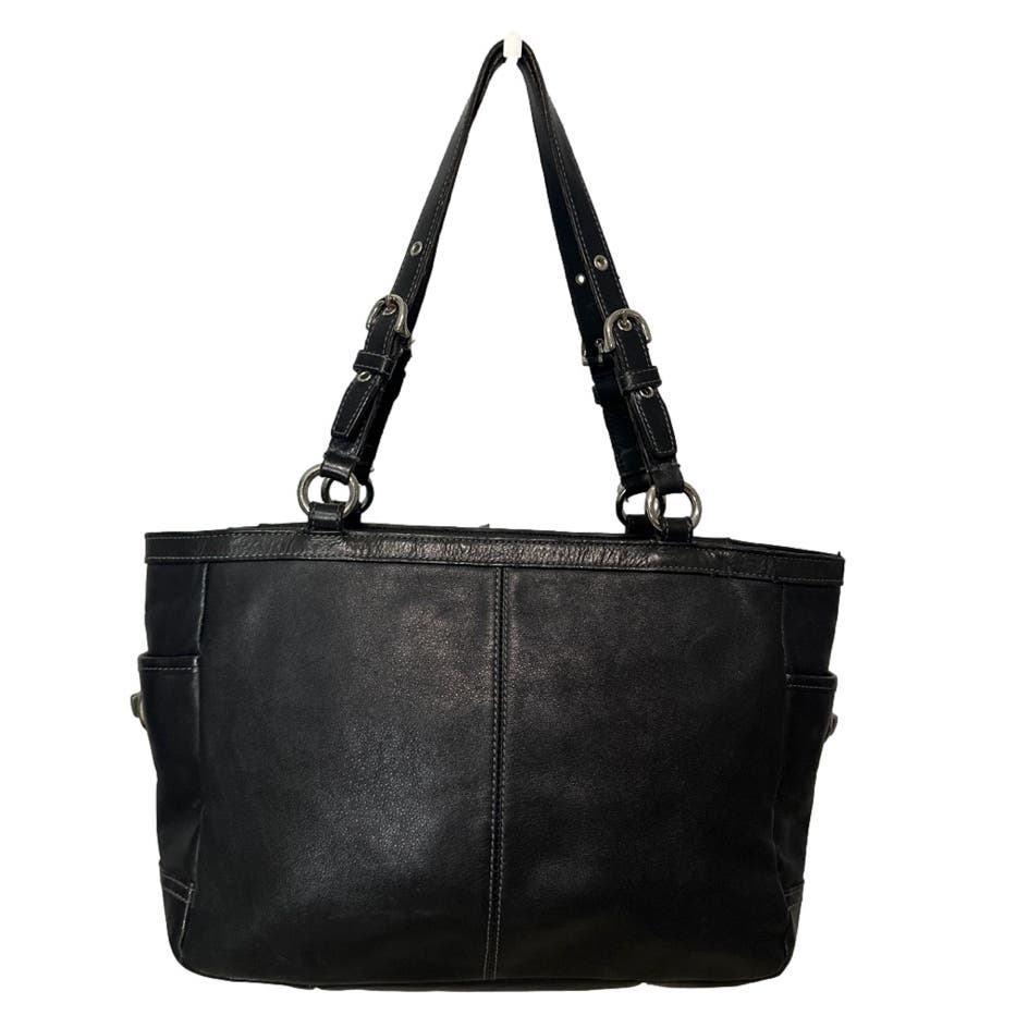 COACH Black East West Tote / Shoulder bag