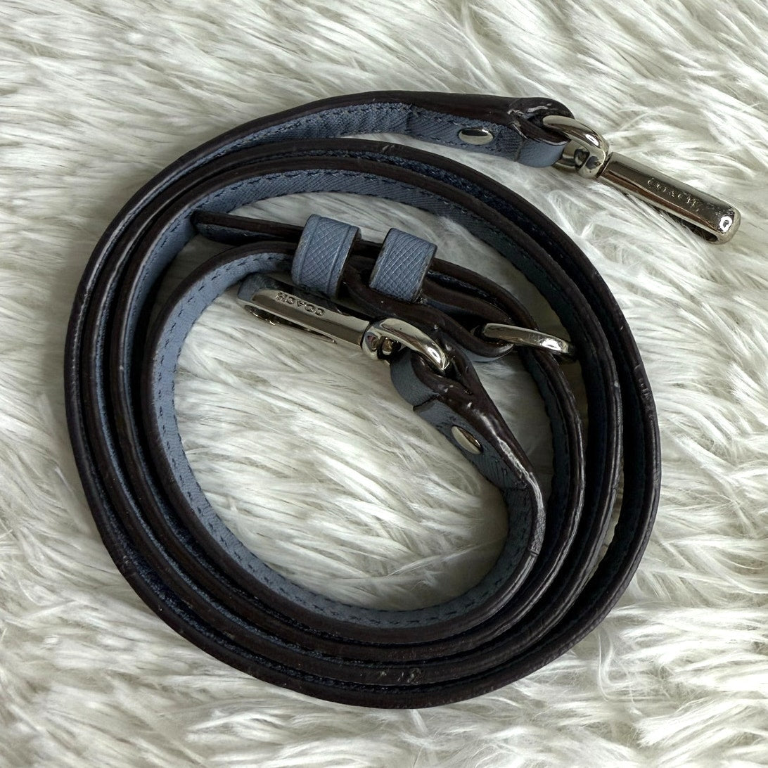 COACH Blue Silver Crossbody Replacement Strap