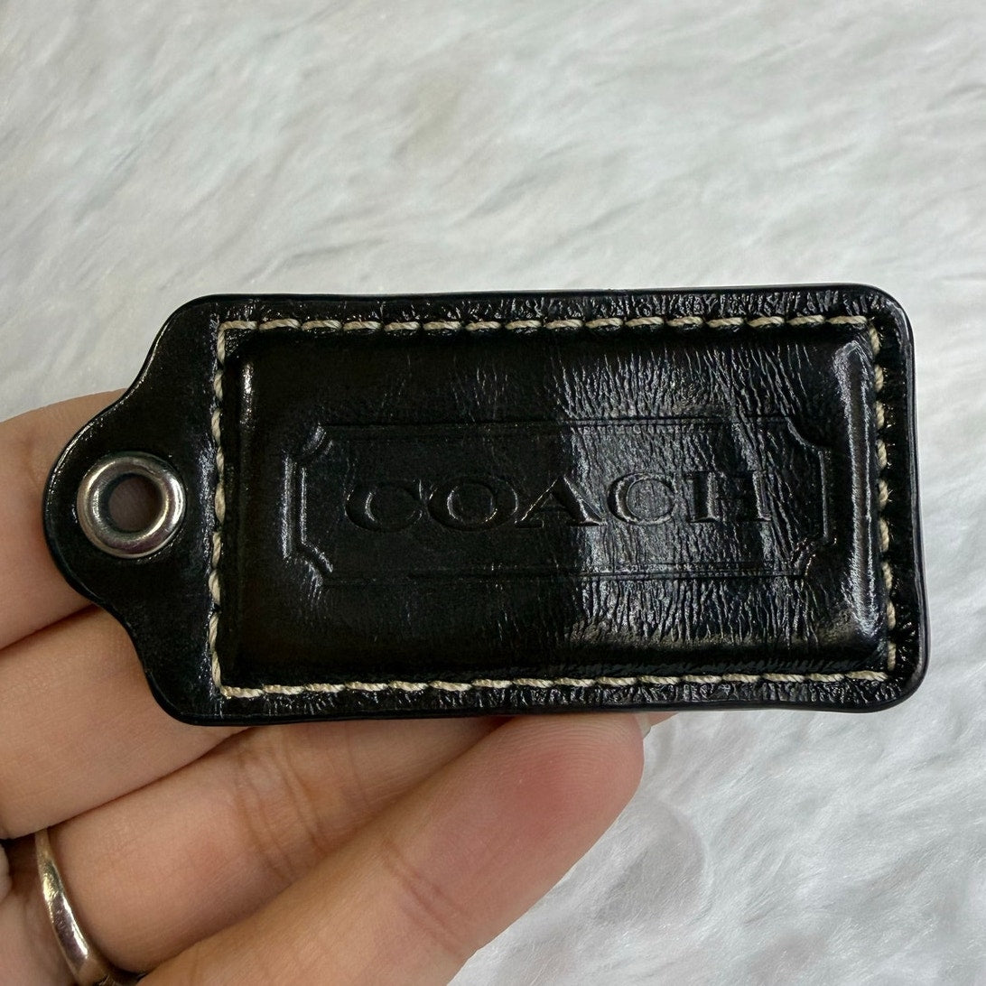 2" COACH Fob Bag Charm Hang tag Hangtag
