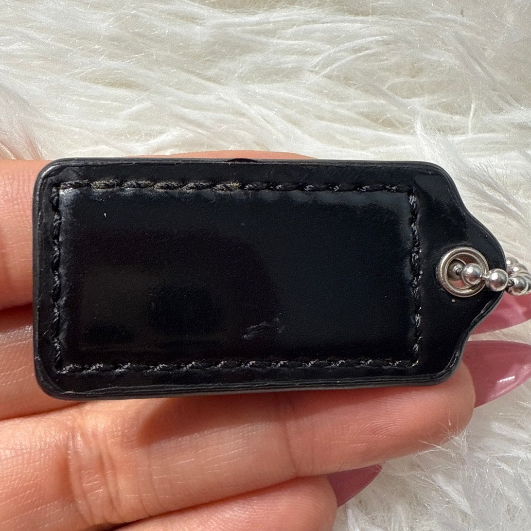1.5” COACH  Fob Bag Charm Hang tag Hangtag