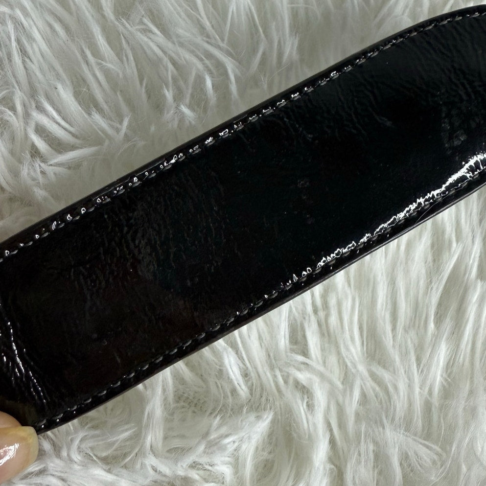 Brown Patent Leather Shoulder Replacement Strap