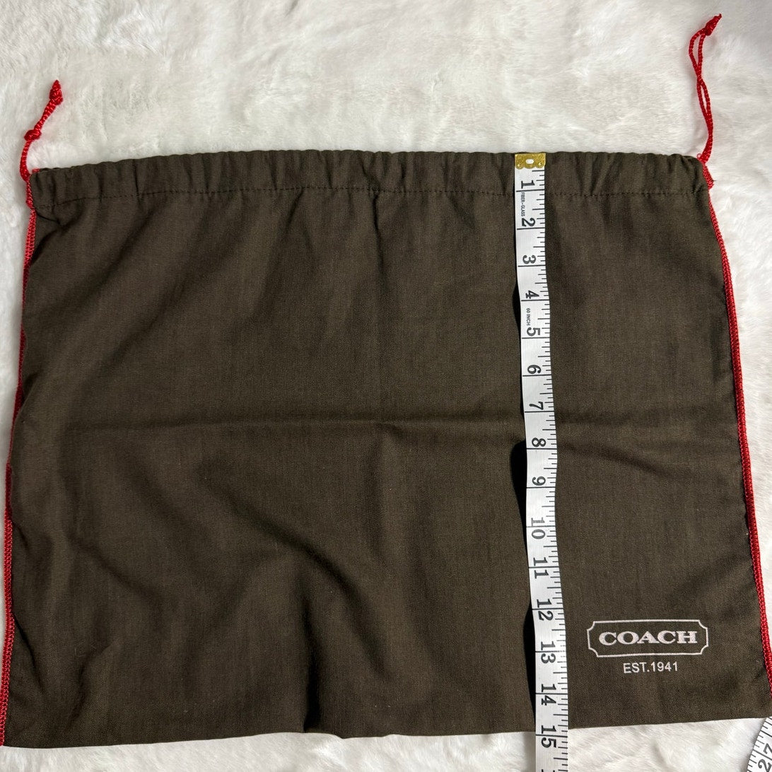 y2k COACH Vintage Brown Dust Bag