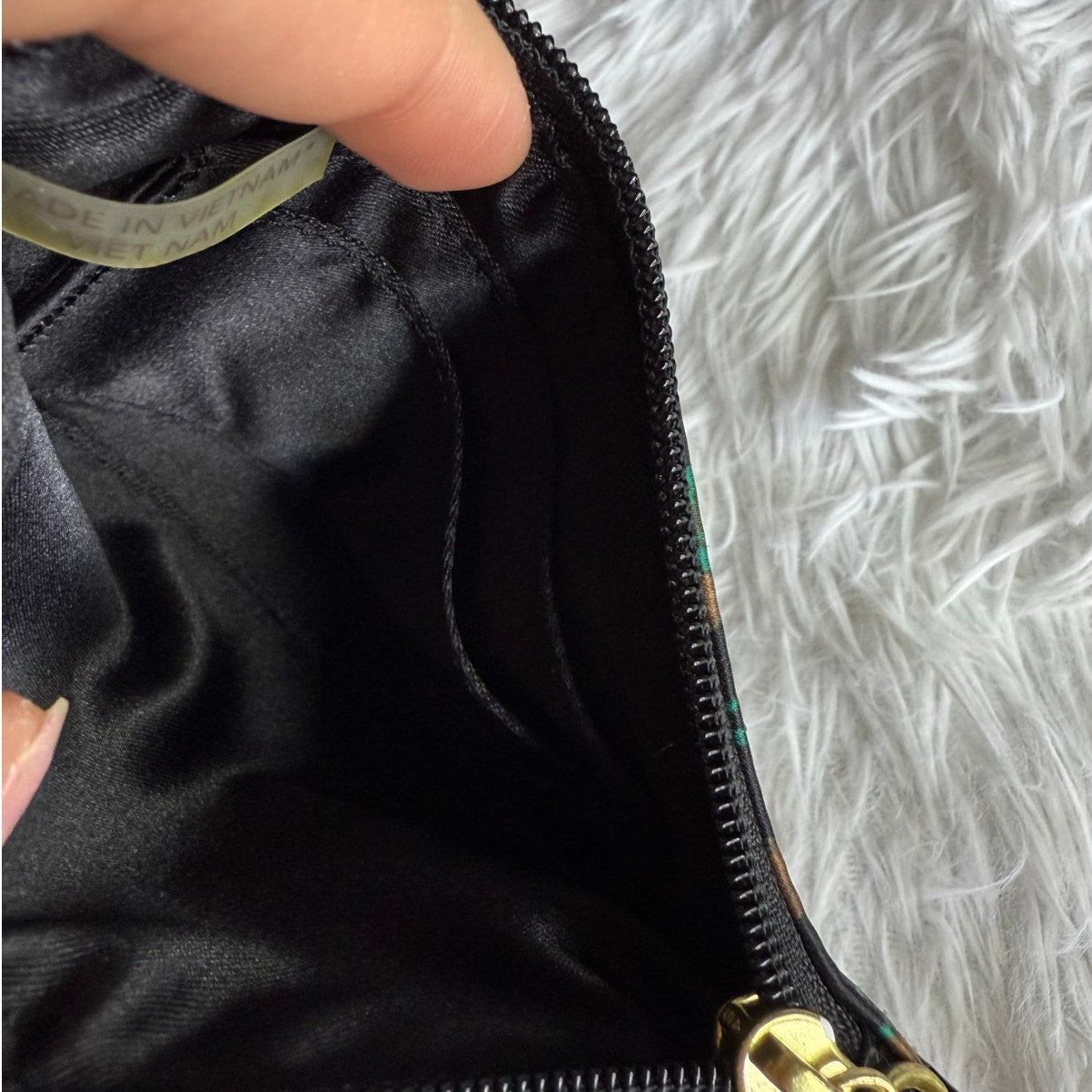 COACH y2k Cheetah Print Poppy Wristlet