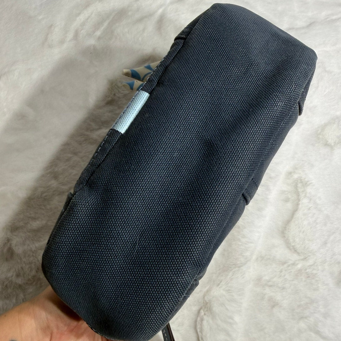 y2k COACH Vintage Kisslock Stripe Top Handle Mini Purse