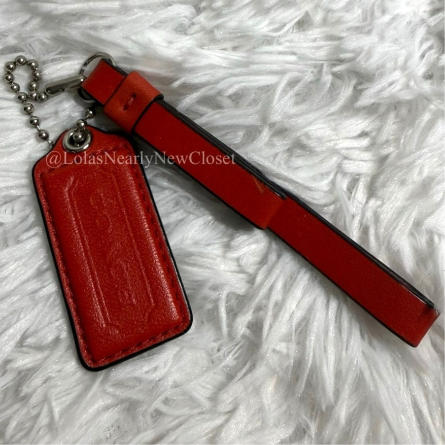 2" COACH Fob Bag Charm Hang tag Hangtag