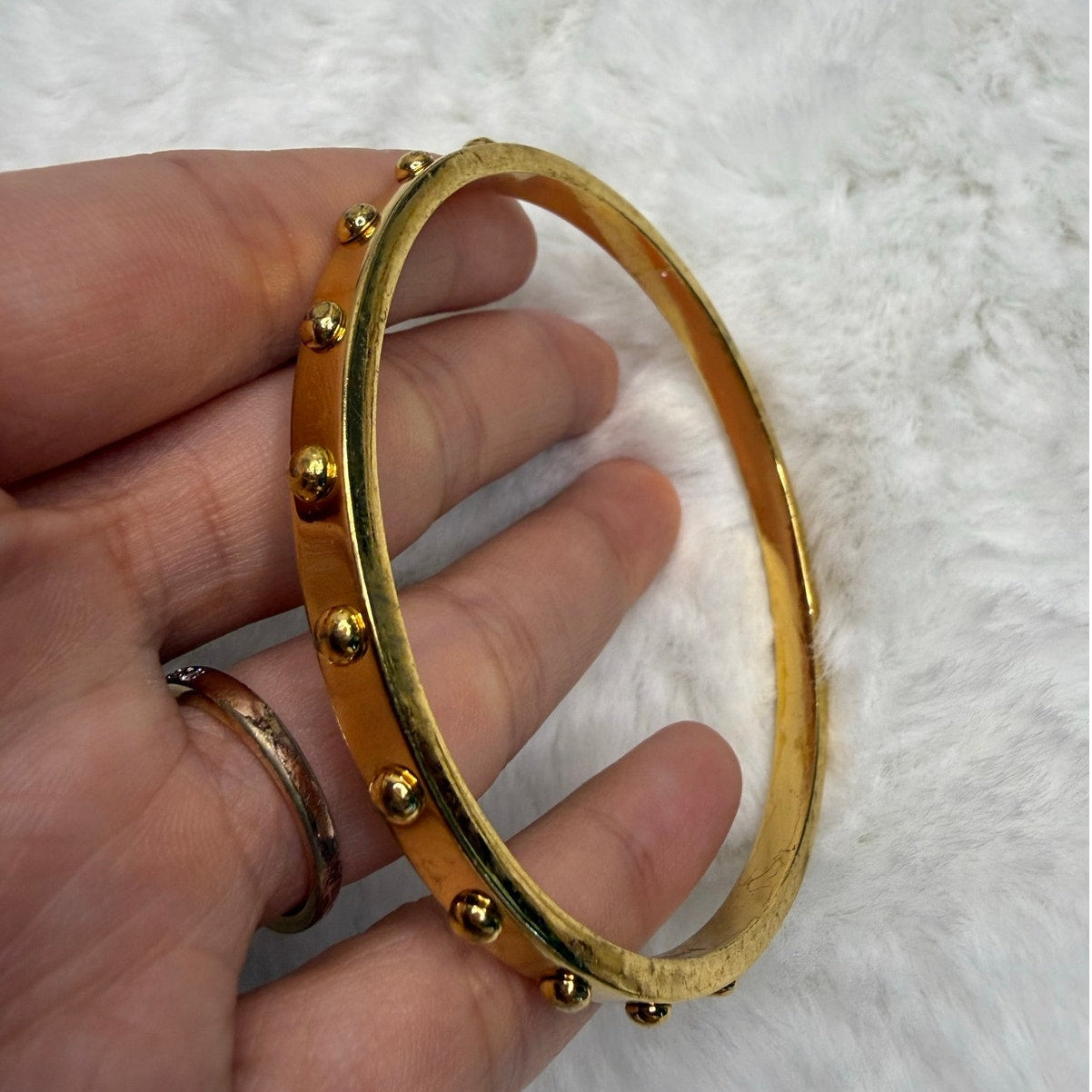 kate spade New York Gold Spade Bangle Bracelet