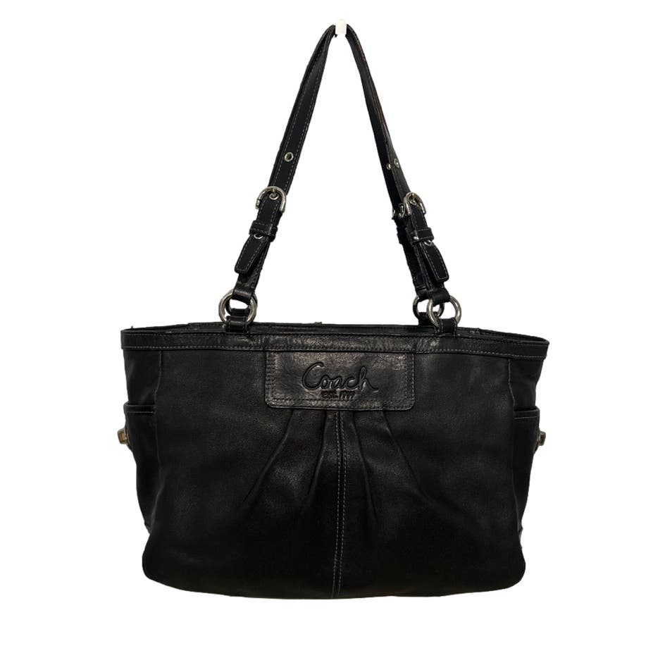 COACH Black East West Tote / Shoulder bag