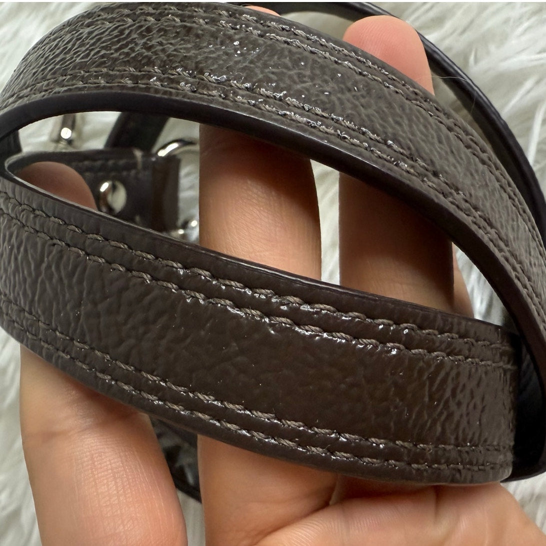 Brown Patent Leather Replacement Strap
