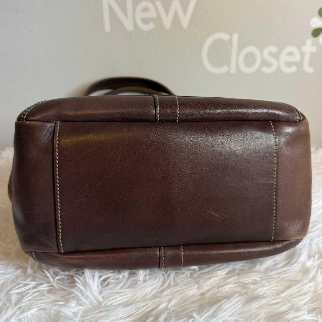 y2k Coach Legacy Mahogany Ergo Hobo Shoulder Bag