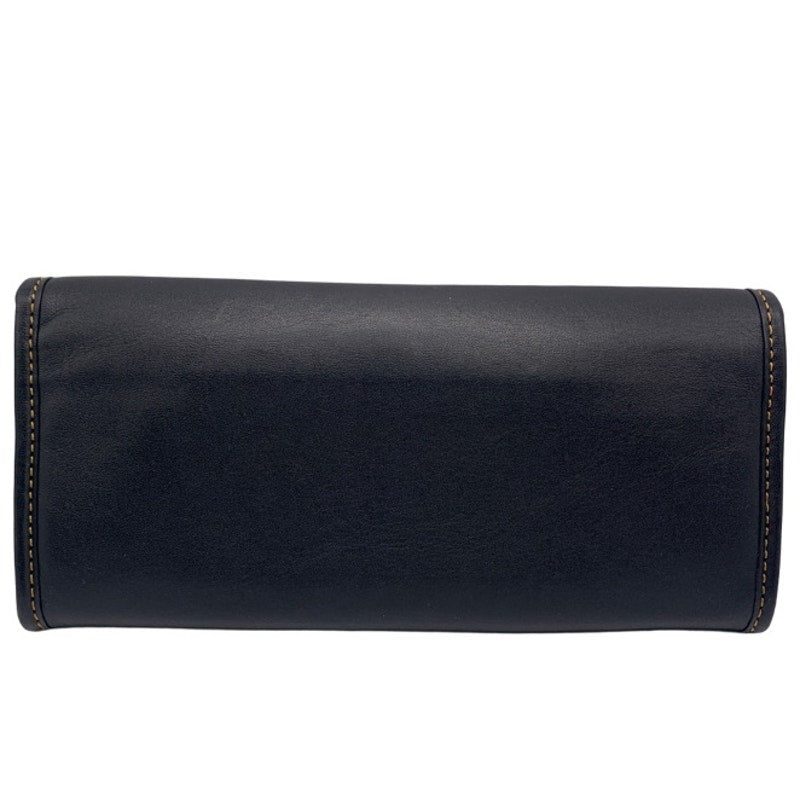 COACH Black Turnlock Wallet In Glovetanned Leather