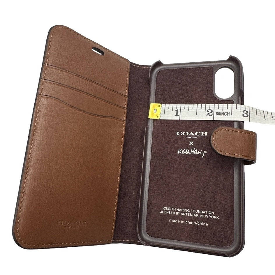 COACH  Keith Harding Collection Phone Case with Card Slots