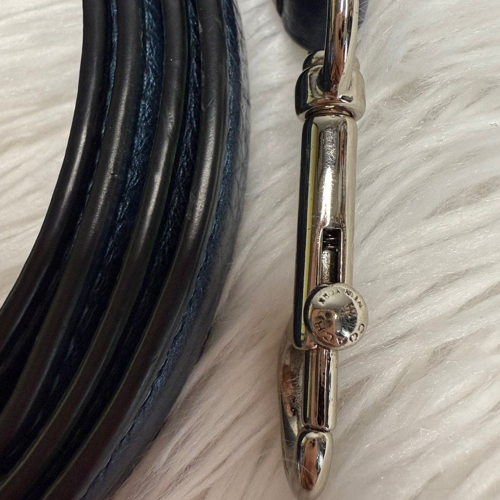 COACH Blue Metallic Replacement Crossbody Strap
