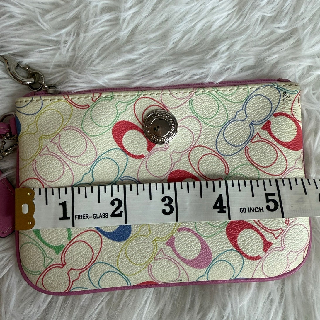 COACH Pink Wristlet