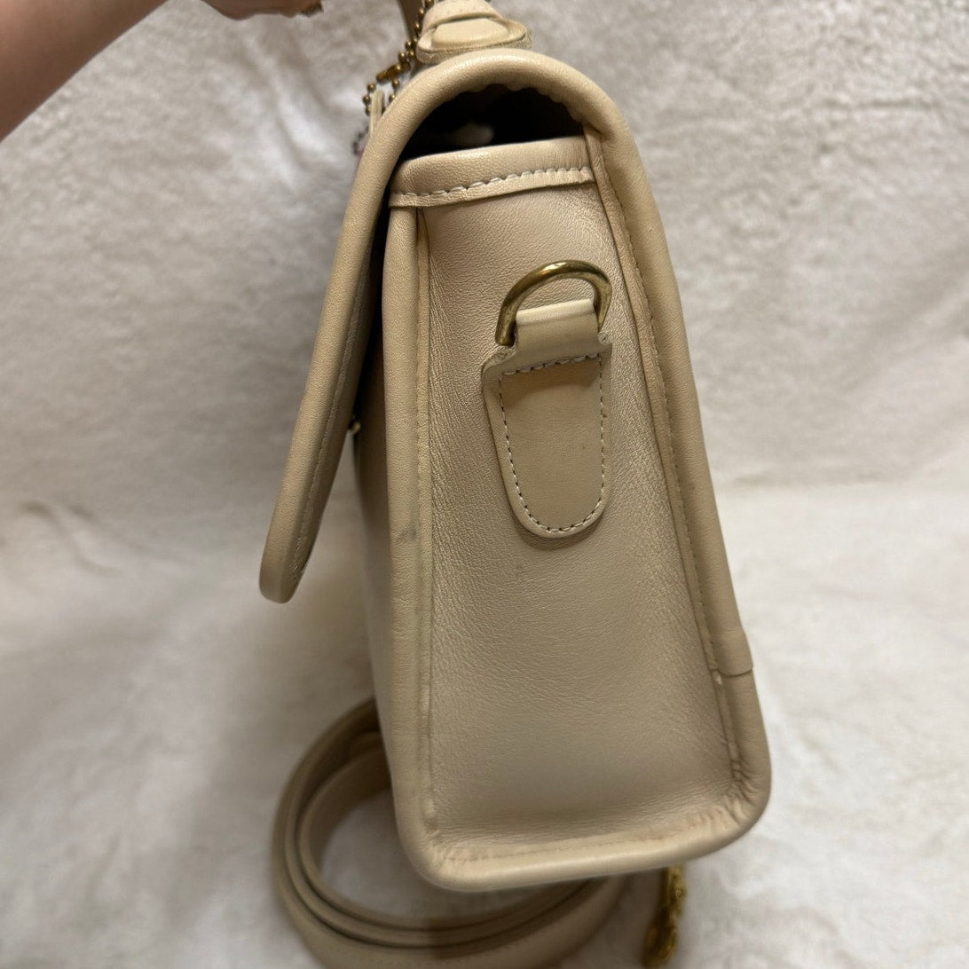 Vintage Coach Court 9870 Satchel Top Handle Crossbody Bag