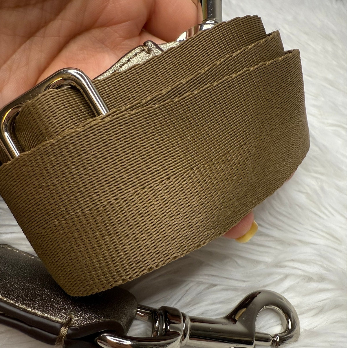 Silver Brown Replacement Strap