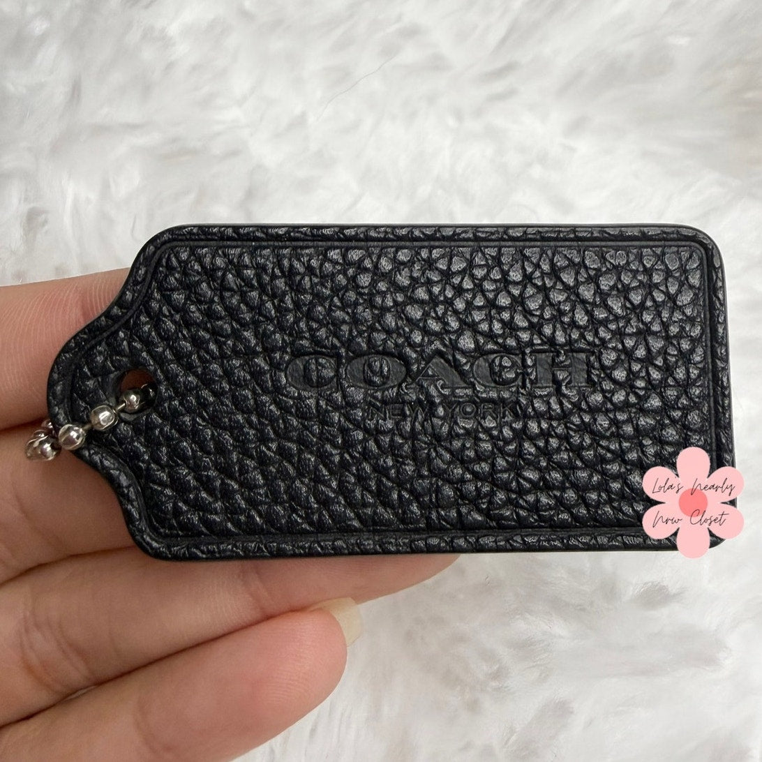 2” COACH Fob Bag Charm Hang tag Hangtag